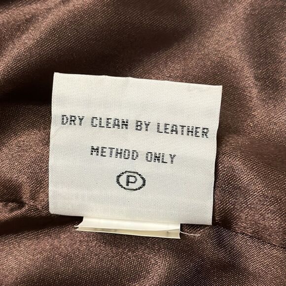 Pamela McCoy women’s brown leather vest size S - Picture 7 of 11